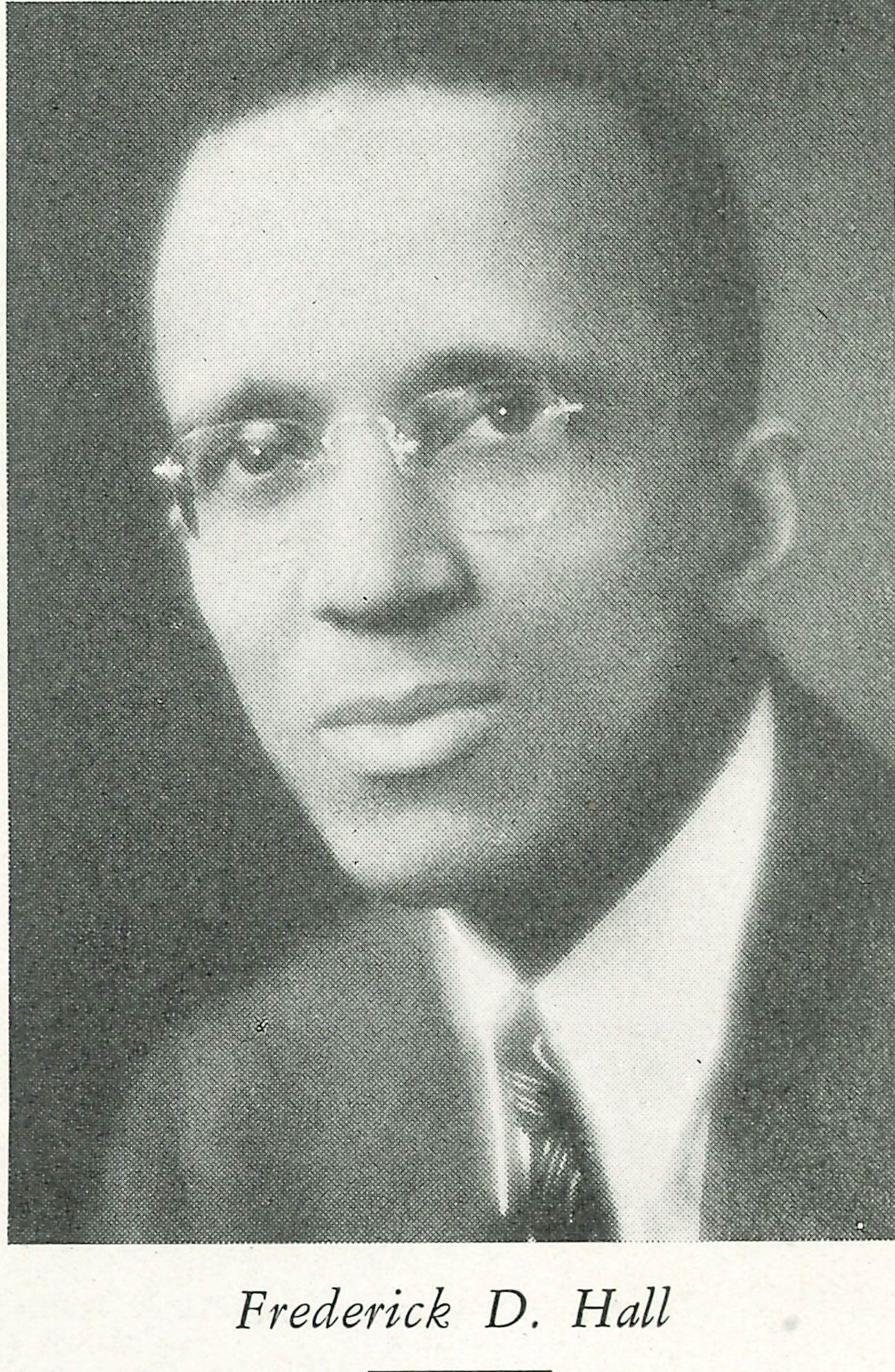 Frederick D. Hall portrait